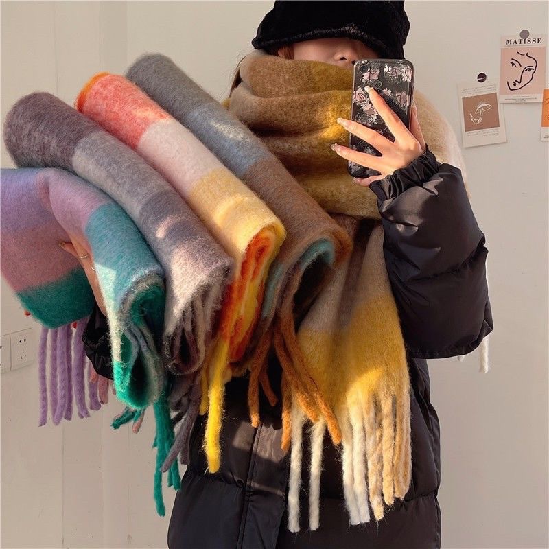 Shawl Wrap Winter - 2025New Kış Kalın Sıcak Eşarp Kadın