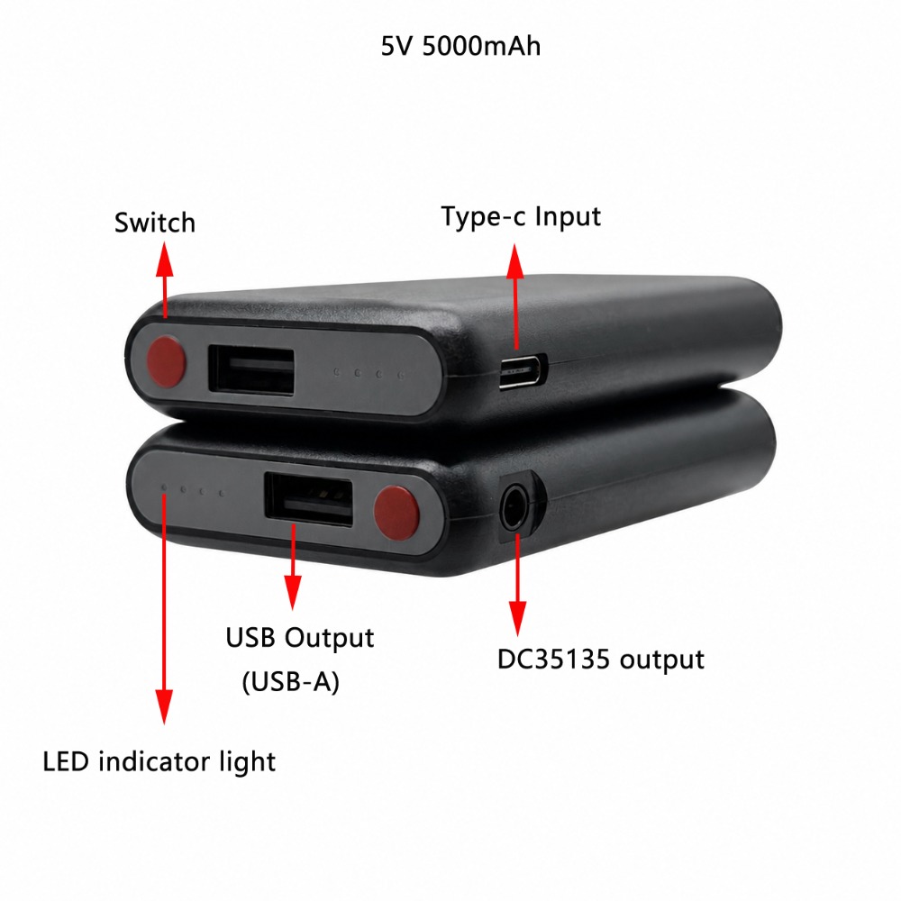 5V 5000mAh Isıtmalı Eldiven Pi - Heated Vest Battery incelemesi ve fiyatı