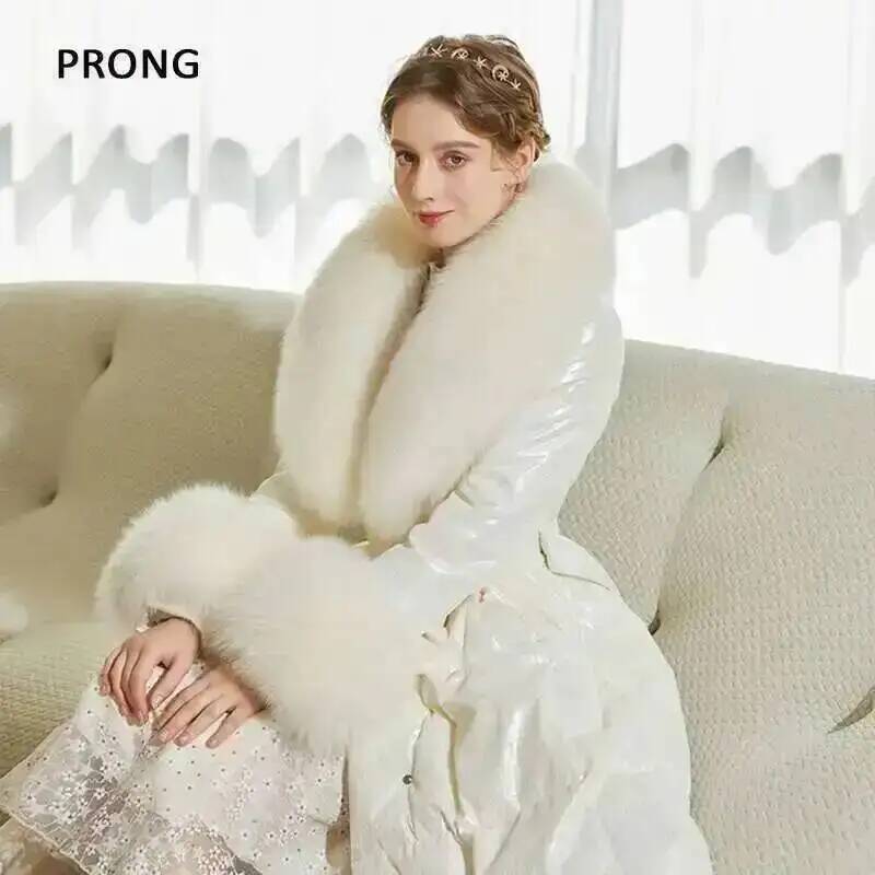 100% gerçek tilki kürk yaka kı - Shawl Wrap Winter incelemesi ve fiyatı