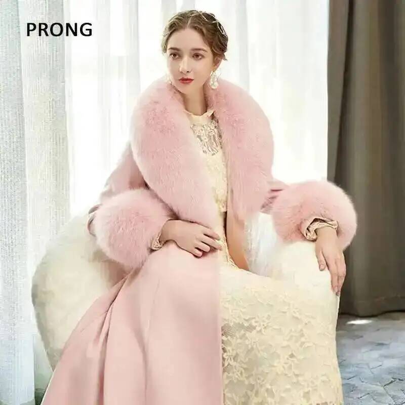 100% gerçek tilki kürk yaka kı - Shawl Wrap Winter incelemesi ve fiyatı