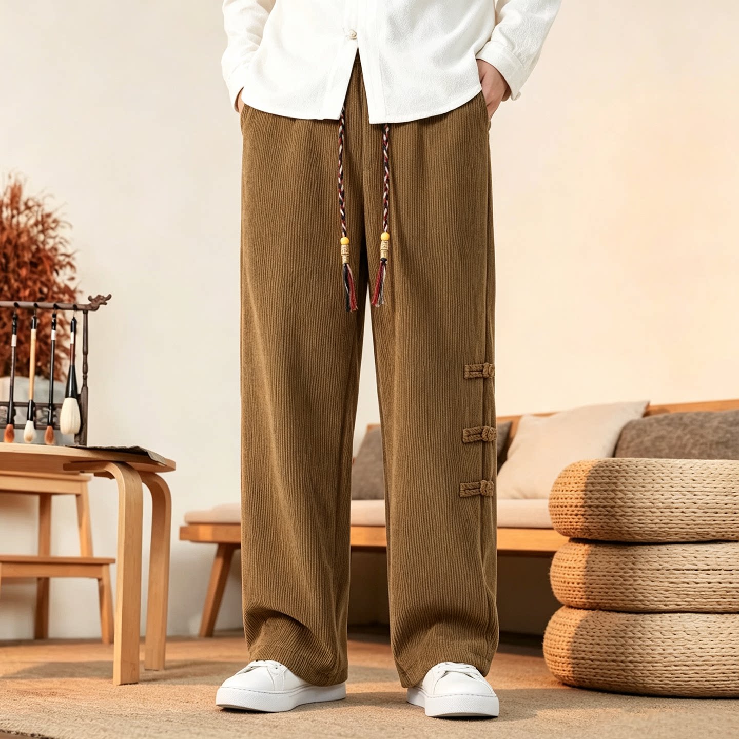 Yeni Sonbahar Sıcak Kalın Kadi - Corduroy Pant Warm incelemesi ve fiyatı